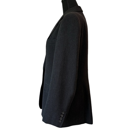 Lauren Ralph Lauren Blazer Charcoal 100% Wool Women's Size 8 - Picture 3 of 10